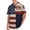 Hot Pink #1, variant on 250th Anniversary Usa Shirt for Men Collar Red White Blue Vintage Shirts Short Sleeve Henley Summer T Shirts Patriotic Button Up Usa Star Stripes Tshirts Hot Pink 2XL