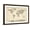 Brown Frame, variant on Art.com Map of the World Map from Old Sheet Music Art Print by Michael Tompsett, 18" x 12"