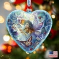 thumbnail image 3 of G.Debrekht 738-084 Holiday Splendor Glass Heart Flower Fairy XLG 5.5 in. - Glass Ornament, 3 of 3