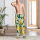 thumbnail image 2 of Balery Lemon1 Pantalones de pijama para hombre, pijama ultraligero, pantalón de descanso-Medium, 2 of 6
