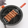 thumbnail image 1 of Parrilla de Acero Inoxidable Xihbxyly para Barbacoa y Salchichas Cesta para Pescado Pinza Antiadherente, 1 of 5