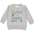 thumbnail image 2 of Inktastic My Aunt in Texas Loves Me Toddler Sweatshirt, 2 of 4