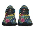 thumbnail image 5 of WeStVirginia Cardinal Rhododendron Black Bear Map Shoes Sneakers Black Size 8.5, 5 of 7