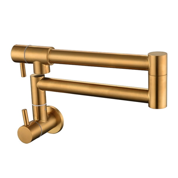 Pot Filler Faucet Grifo de fregadero de cocina de acero inoxidable, grifo duradero para montaje en pared, cocina y restaurante
