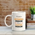 thumbnail image 5 of Designs ByLITA I'm not a Morning Person; I'm a Coffee Person 11oz Plastic Coffee Mug | Great Humorous Funny Novelty Gift For Friends Family and Co-workers | Printed Both Sides, 5 of 6