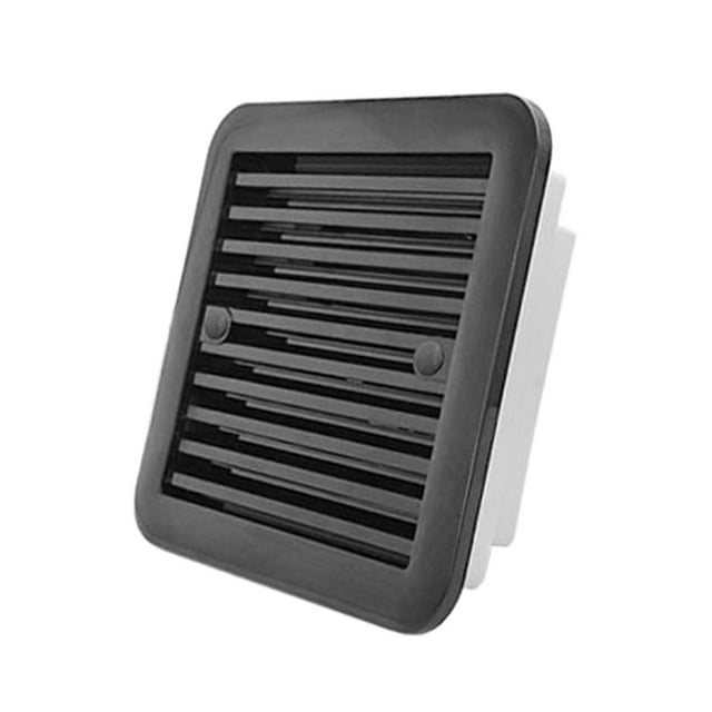 veasfak Generic Side Exhaust Outlet, Air Ventilation Window, High Performance Anti Flying Creature Net Shutters Vent for Motorhome RV Van Black