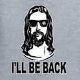 thumbnail image 5 of Wild Bobby Jesus: Ill Be Back Inspirational/Christian Men Graphic Tank Top, Heather Grey, X-Large, 5 of 5