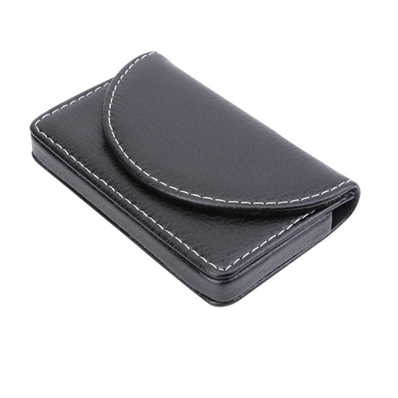 Topbathy Credit Card Holder for Men Organizer Unique Man Wallet Black