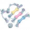 thumbnail image 2 of Dog Rope Toy Handmade 5PCS Interactive Pet Ball Toy Dog Chew Rope for Christmas, 2 of 4