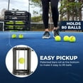 thumbnail image 3 of Tourna Ballport Deluxe Tennis Ball Pickup with Wheels - Blue, 3 of 5