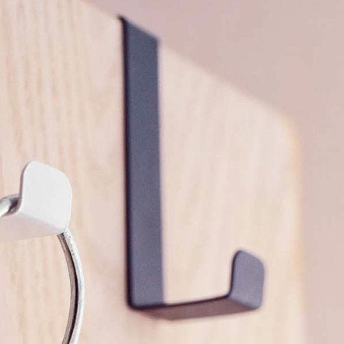 Design Ideas HookOver Door Hooks, Black
