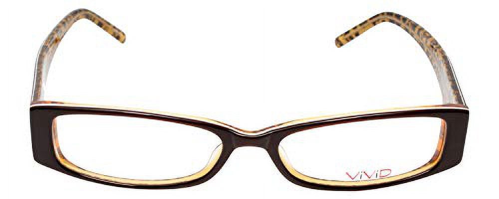 Calabria Viv 747 Designer Reading Glasses in Black-Leopard ; +3.00