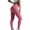 Pink, variant on Leggings for Women Seamless High Waisted Slim Full Length Running Yoga Pants Athletic Workout Tights