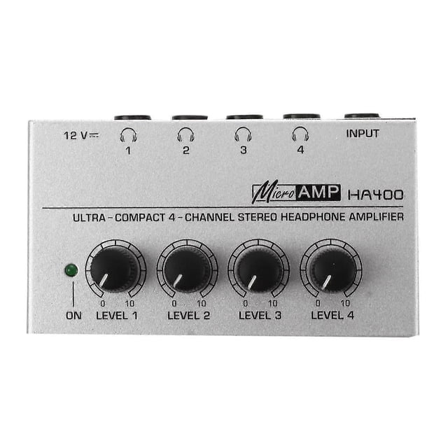 Ha400 4 Channel Ultra-compact Headphone Audio Stereo Amp Microamp Amplifier
