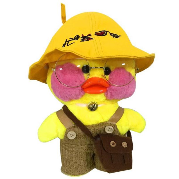 Lovely 20cm 30cm Lalafanfan Duck Kawaii Cute Mini Cafe Stuffed animal Yellow Plush Toy DuduDuck For Christmas Gift