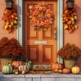 thumbnail image 1 of Cameland Thanksgiving Wreath Thanksgiving Door Hanging, 1 of 6
