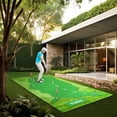 thumbnail image 2 of YUNIC 16 ft× 8 ft US Map Style Golf Putting Green, Golf Professional Indoor Outdoor Practice Mat for Home, Office, Garage & Backyard Training, 2 of 7