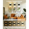 thumbnail image 5 of Wall Lamp，2 Pack Rechargeable Motion Sensor Night Light Wireless Wall Sconces Magnetic Closet Lights Stair Light Indoor Up and Down Wall Lamp for Bedroom Hallway, 5 of 9
