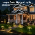 thumbnail image 4 of Rirool 2 Pack Solar Firework Lights, 120 LED Outdoor Garden Lights, Waterproof IP65 Pathway Yard Decor, DIY Copper Wire, Auto On/Off, Warm White, 4 of 8
