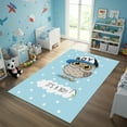 thumbnail image 2 of LaModaHome Cute Owl Baby Rug – Non-Slip Backing, Easy To Clean, Perfect For Nursery (47.2" x 70.9"), 2 of 8