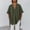 Army Green, variant on Summer Travel Men's Loose V Neck Short Sleeve Cotton Linen Tunic Shirt with Single Pocket Relaxed Fit Breathable Lapel Top Lightweight Casual Beach