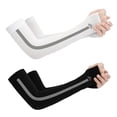 thumbnail image 5 of Homoyoyo UV Arm Sleeves for Men, 4 Pieces (2 Pairs), Assorted Colors, Lightweight and Breathable, 5 of 6