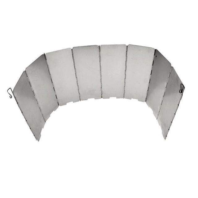 8 Placas Plegables Para Acampar Libre, Picnic, Cocina, Estufa De Gas, Quemador, Pantalla De Protección Contra , Cortavientos, Aleació Zulema parabrisas de picnic al aire libre