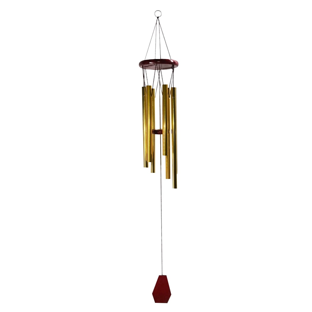 Memorial 33" Wind Chimes with Wooden Sentiment Wind Catcher 