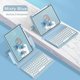 thumbnail image 1 of Funda con Teclado Redondo Magnético para iPad Air de 10.9/11 Pulgadas, Azul Brumoso, 1 of 7