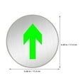 thumbnail image 2 of unbranded Señal De Acero Inoxidable Para Salida En Interiores Y Exteriores Con Brillo, 2 of 8
