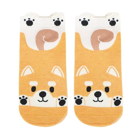 

Women Man Cotton Socks Animal Art Animation Character Cute Gift Ankle Sock