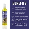 thumbnail image 2 of Kenic Vanilla Pet Colonia Spray desodorante para perros de larga duración para frescura y brillo, neutralizador y acondicionamiento de olores con pH equilibrado, seguro para mascotas y sus pertenencia, 2 of 4