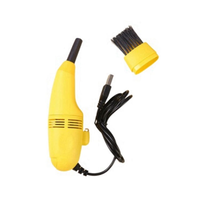Computer Vacuum Cleaner, Keyboard Vacuum Cleaner Mini USB Vacuum Cleaner Sewing Machine Vacuum Cleaner Yellow