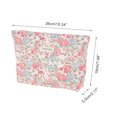 thumbnail image 2 of Unique Bargains 1 Pc Portable Rose Rabbit Makeup Bag Polyester Cotton Pink Large, 2 of 5