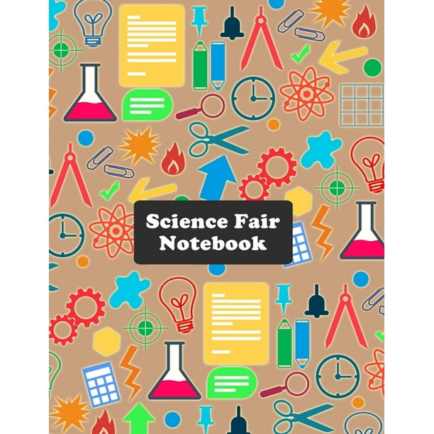 Science Fair Notebook Research and Lab Experimentation Tracker for Kids School Scientific