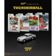 MINI GT 1/64 - ASTON MARTIN DB5 Thunderball English Blister Packaging 1965