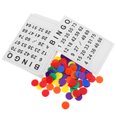 thumbnail image 3 of 1 Set Paper Bingo Cards Set Bingo Game Kit For Family Gatherings And Parties Bingo Game Cards And Plastic Chips Enhances Number Recognition, 3 of 5