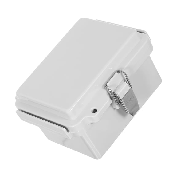 OULII Weatherproof ABS Electrical Enclosure Box with Stainless Steel Latch for Outdoor Use