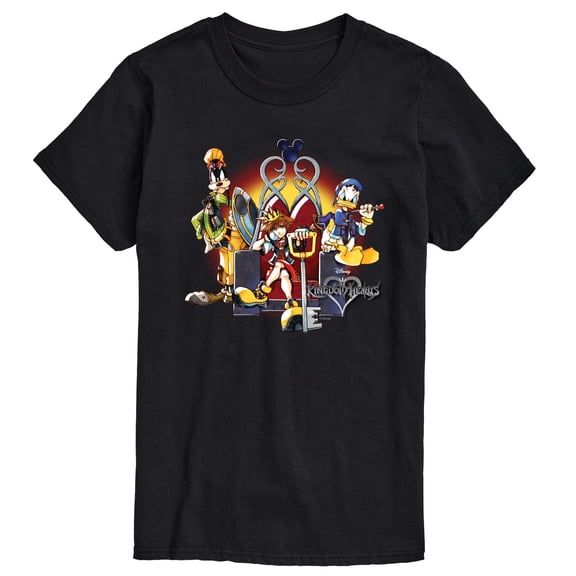 Kingdom Hearts - Sora, Goofy, & Donald Men's Short Sleeve Graphic T-Shirt