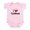Petal Pink, variant on CafePress - I Love Techno Infant Bodysuit - Baby Light Bodysuit, Size Newborn - 24 Months