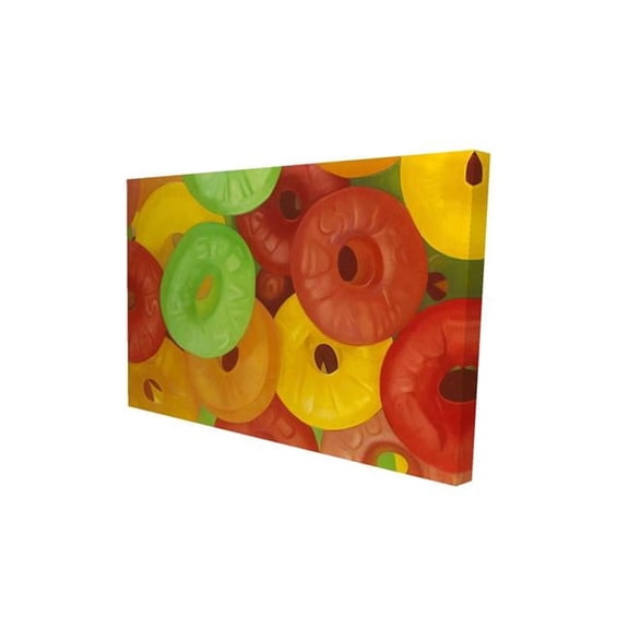 Begin Home Decor 2080-1218-GA55 12 x 18 in. Colorful Jujubes-Print on Canvas