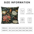 thumbnail image 5 of BCIIG Protea Flower Pillow Cover Watercolor Africa Tropical Floral Plant Square Throw Pillow Cover for Bedroom Decor  Starry Sky Colorful Butterfly Decorative Double Sides Print Cushion Cover, 5 of 5