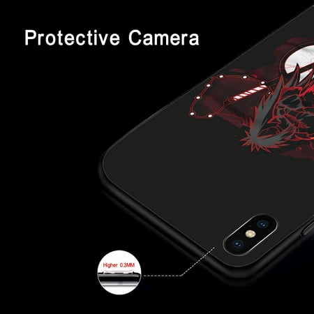Fybto Iphone Xr Case Shark Face Iphone Xr Cases For Girls Lady Men Boy Shockproof Anti Scratch Case For Fybto Cases For Fybto Xr 6 1 Inch Red Black Camo Walmart Canada