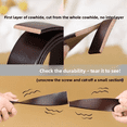 thumbnail image 2 of Belt Women's Head Layer Pure Cowhide Premium Versatile Casual Jeans Belt Stylish Simple Pin Buckle Belt Women, 2 of 6
