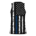 thumbnail image 4 of DPTALR Casual Men's Summer Loose Waistcoat Print Sport Round-Neck Tank Features, 4 of 4