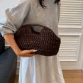 thumbnail image 2 of Handwoven Woven Tote for Summer Beach Casual Shoulder Carryall Purse Lightweight Stylish Boho Handbag, 2 of 7
