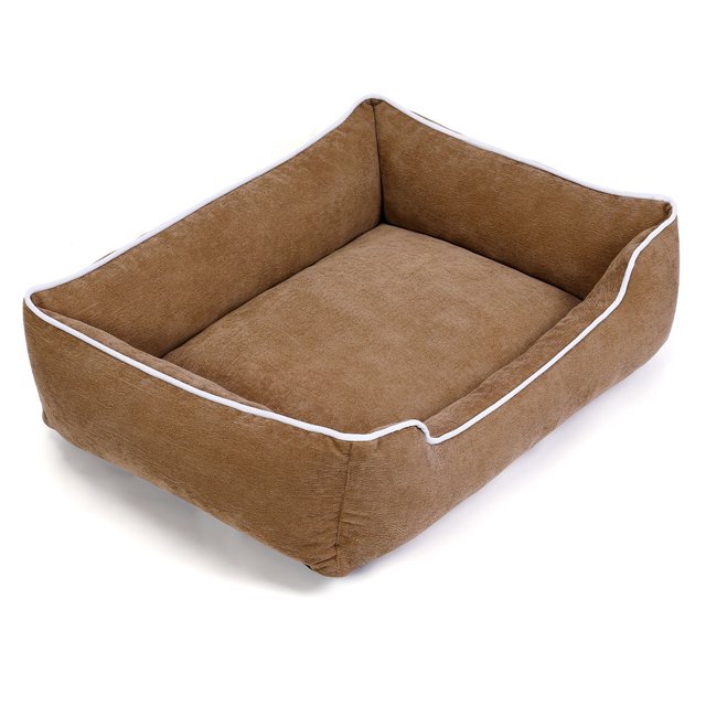 Cama para perros, camas para gatos de interior, cama para mascotas para cachorros y gatitos, extra suave y lavable a máquina con fondo Oxford antideslizante y resistente al agua