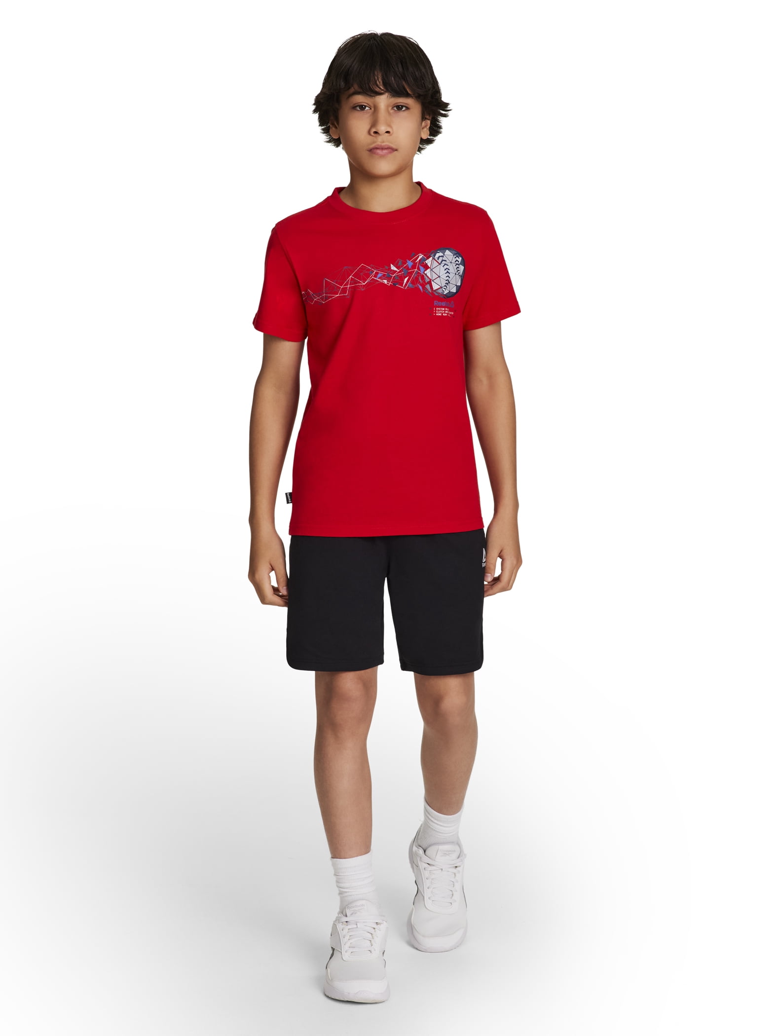 Reebok Boy's Short Sleeve Graphic T-Shirt, Sizes 4-18