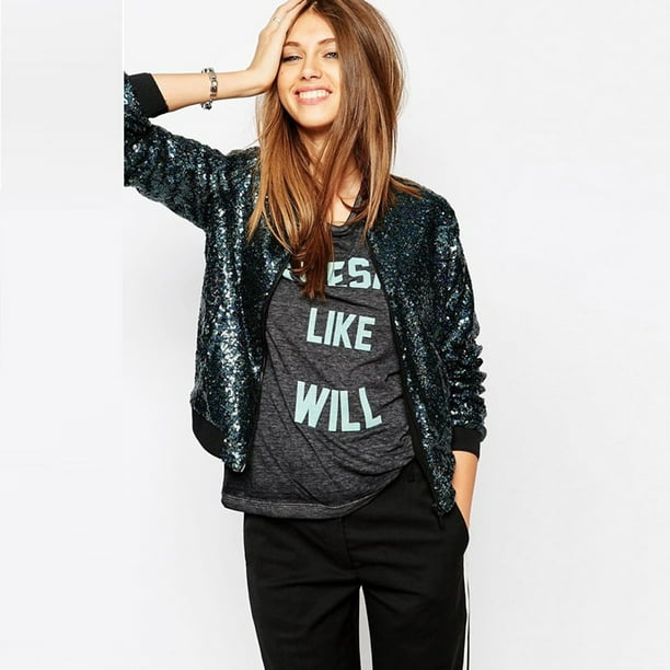 Sequin jacket store forever 21