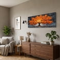 thumbnail image 2 of Canvas Wall Art for Living Room - Large Red Tree of Life Canvas Prints, Modern Abstract Nature Painting Wall Decor for Bedroom Bathroom and Office, 2 of 7